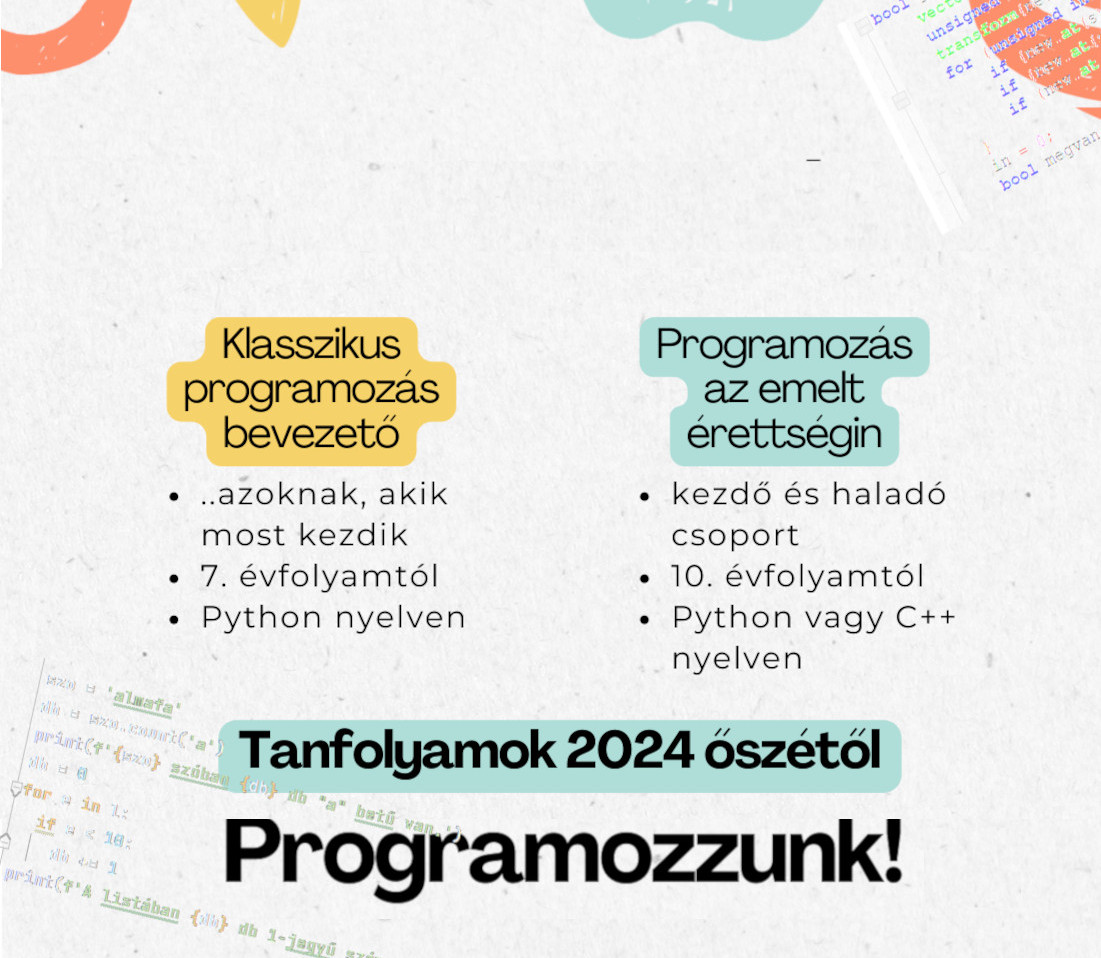 Programozzunk!